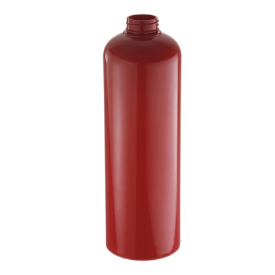 Ανακυκλώσιμο κενό 900ml μεγάλης χωρητικότητας στρογγυλό κόκκινο πλαστικό μπουκάλι αφρόλουτρο για κατοικίδια