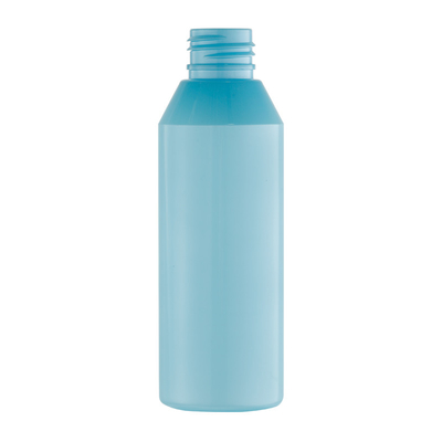 120ml HDPE αντλιών λοσιόν γάλακτος σώματος συνήθειας μπουκαλιών συμπιέσεων σαμπουάν ανοικτό μπλε πλαστικό καλλυντικό μαλακό συναίσθημα αφής