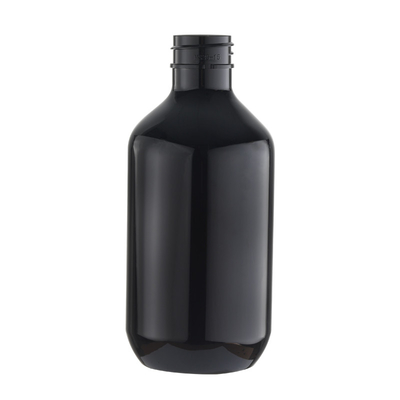 Στρογγυλό 300ml σκοτεινό καφετί σαμπουάν αντλιών Sanitizer χεριών μπουκαλιών κενό επαναληπτικής χρήσεως υγρό για την απολύμανση